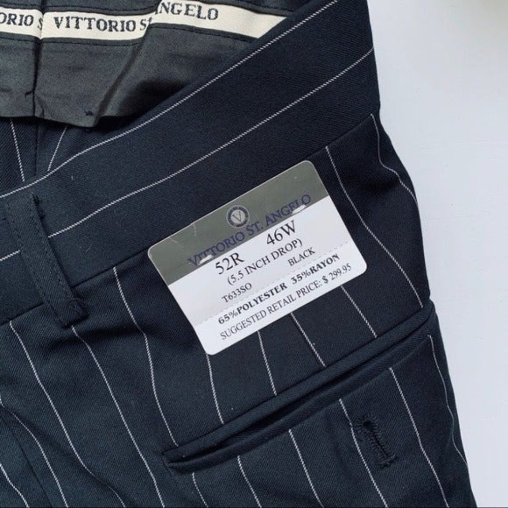 VITTORIO ST. ANGELO Designer Dress Pants 44 NWT - Picture 3 of 6